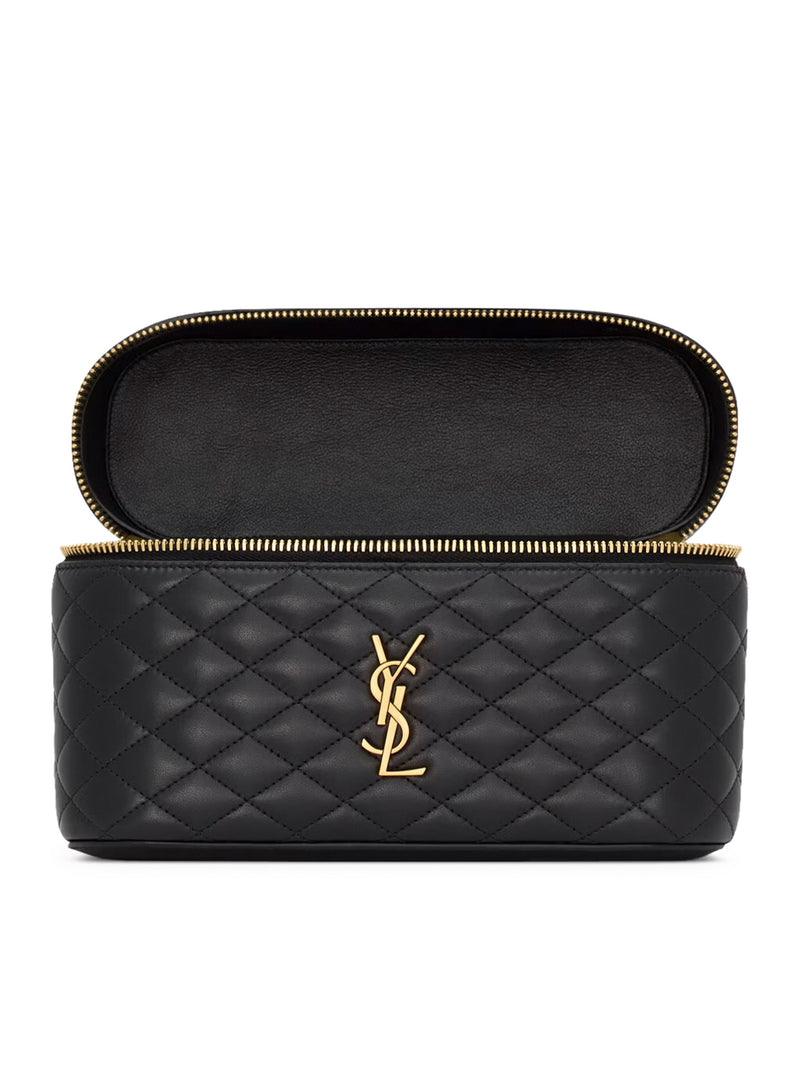 GABY LARGE LAMBSKIN VANITY BAG