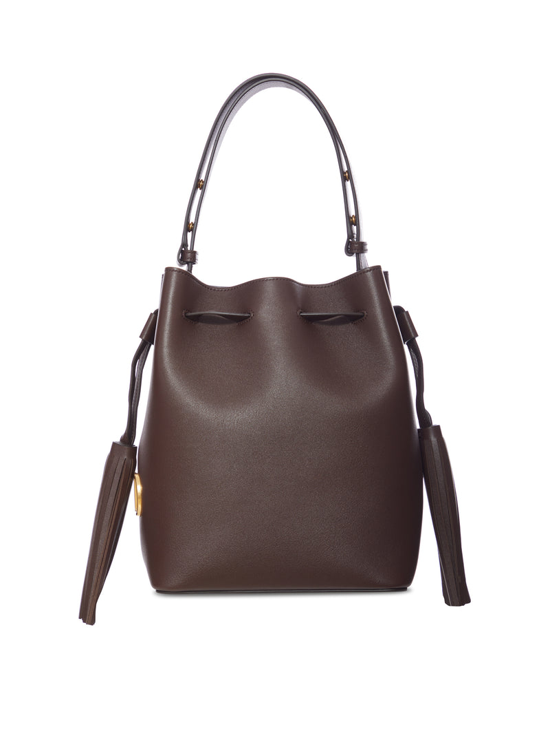 SO SEAU LEATHER BUCKET BAG