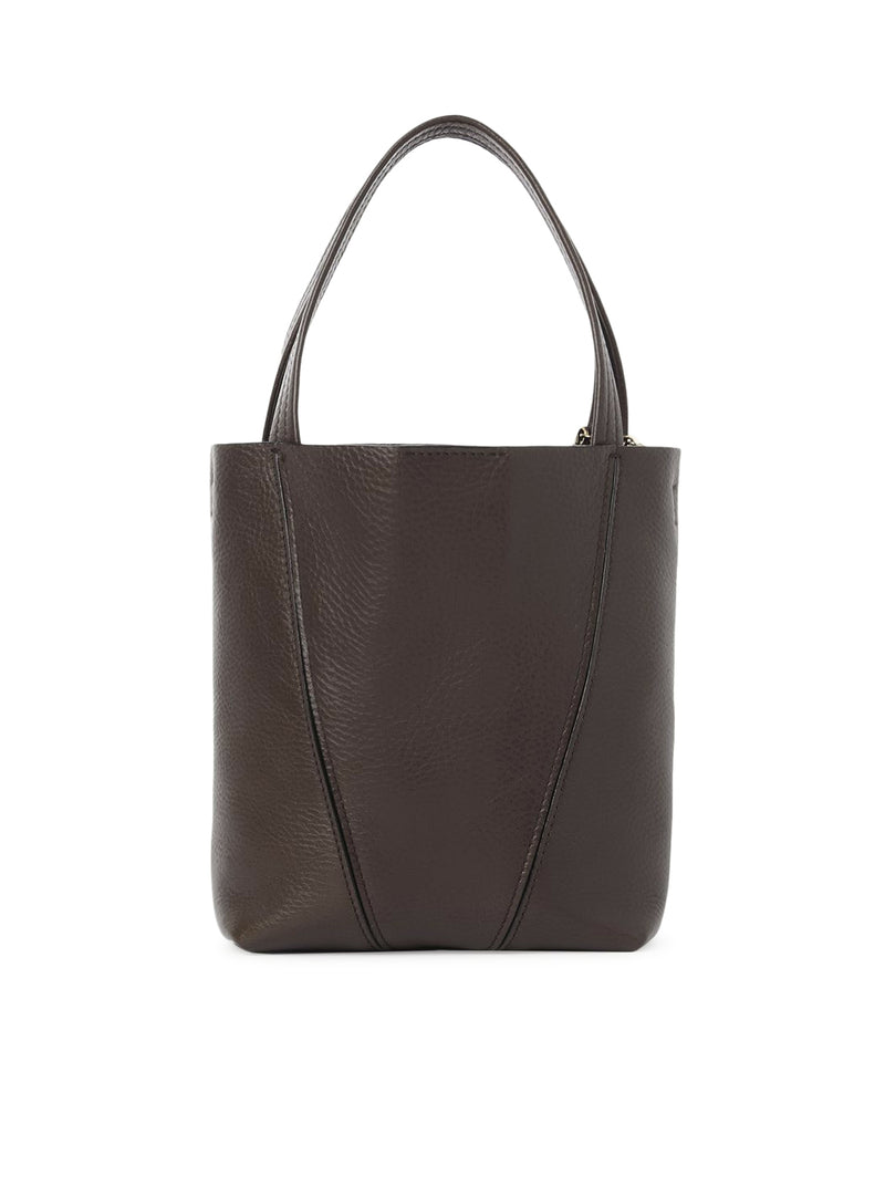CHLOÉ SPIN SMALL TOTE BAG IN GRAINY LEATHER