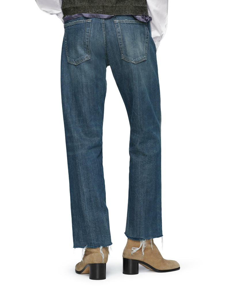 STRAIGHT LEG DENIM JEANS