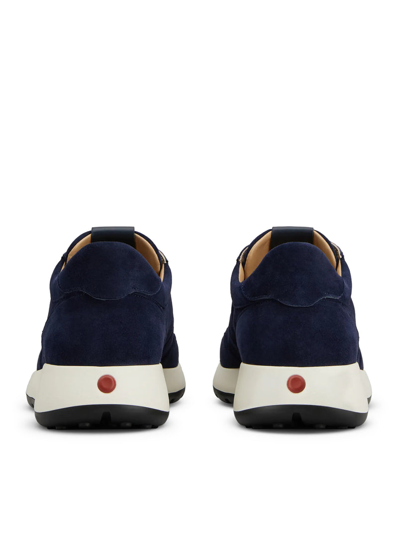 PASHMY RED DOT SUEDE SNEAKERS