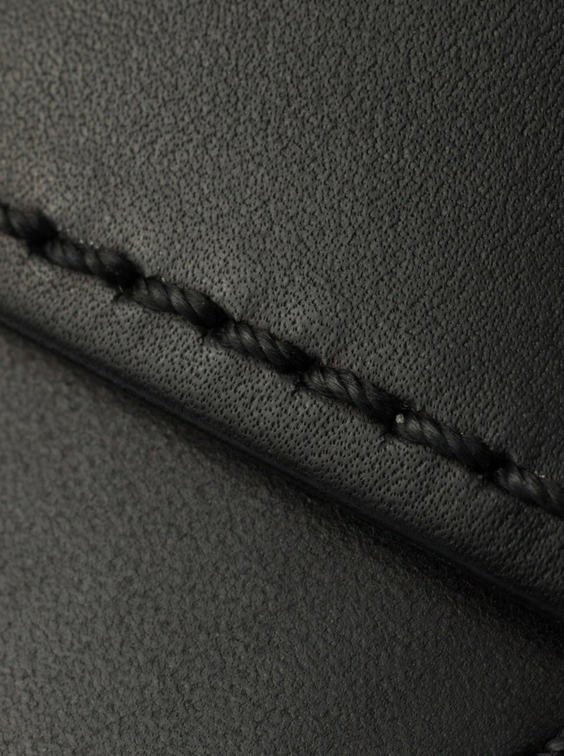 LEATHER SLIDER SANDALS WITH BUCKLE