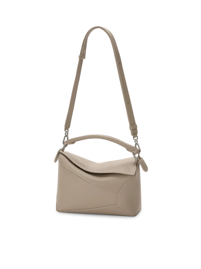 SMALL PUZZLE EDGE BAG IN GRAINED CALFSKIN