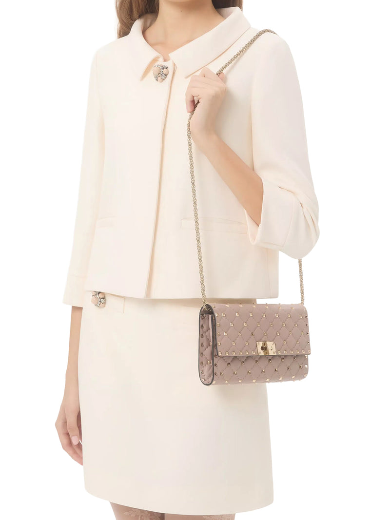 ROCKSTUD SPIKE NAPPA SHOULDER BAG