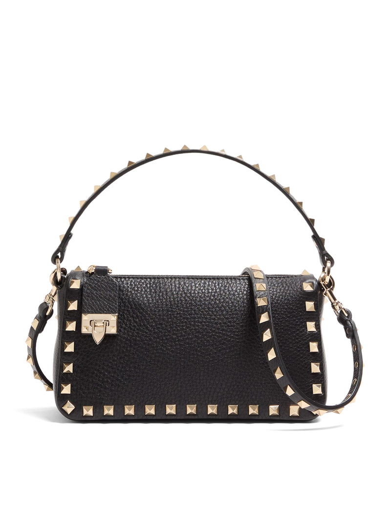 ROCKSTUD SMALL GARNET CALFSKIN CROSSBODY BAG