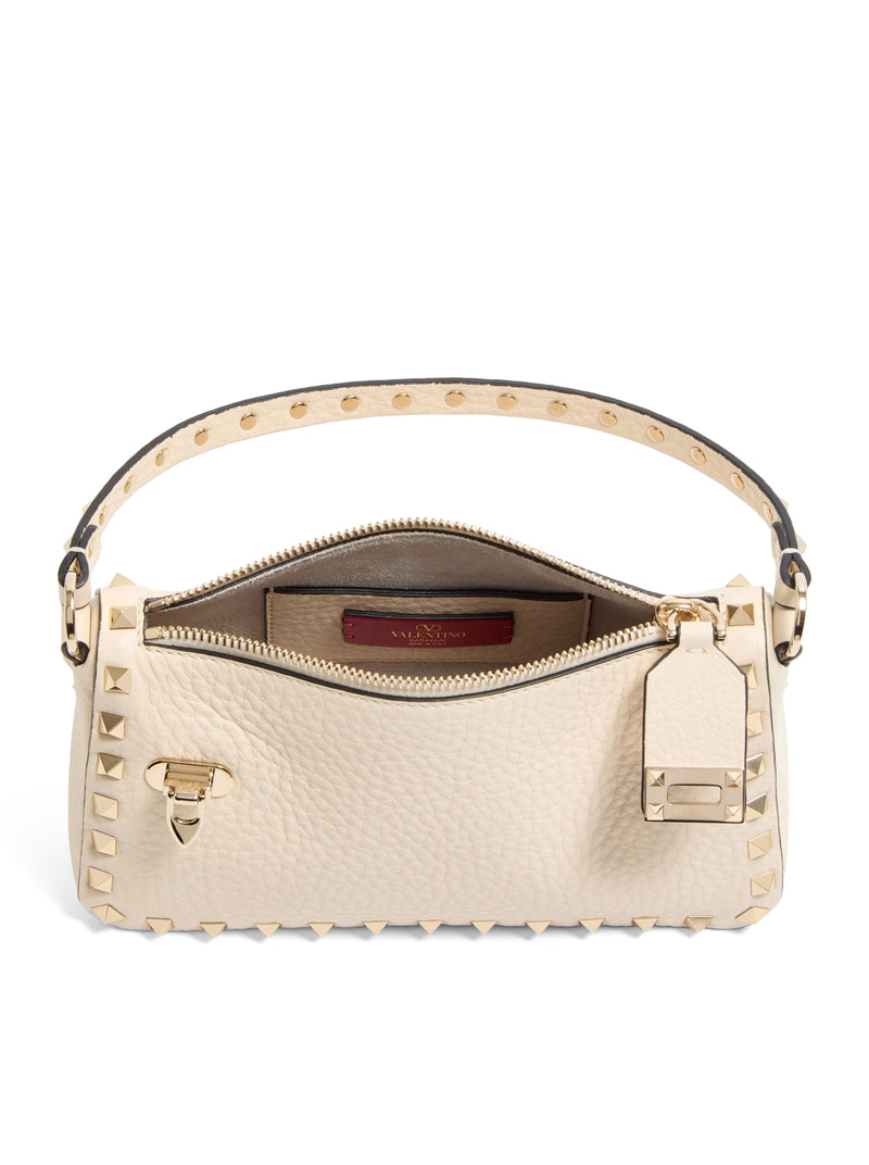 ROCKSTUD SMALL GARNET CALFSKIN CROSSBODY BAG