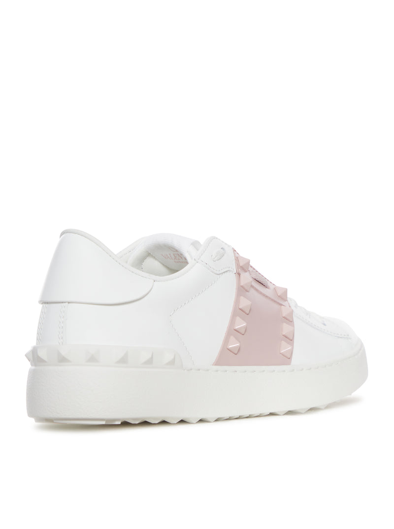ROCKSTUD CALFSKIN SNEAKERS