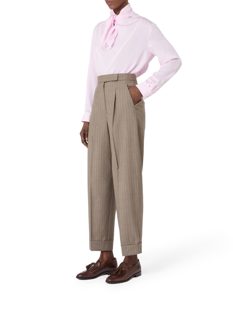 SILK CHARMEUSE BLOUSE
