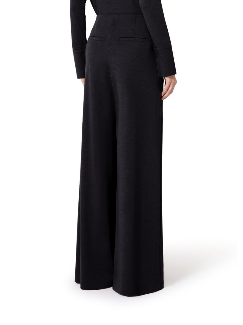 WOOL JERSEY TROUSERS