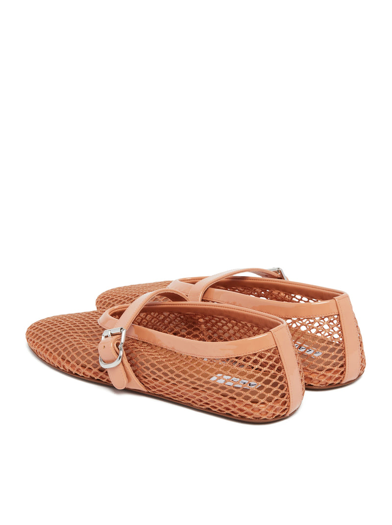 FLAT MESH BALLERINAS