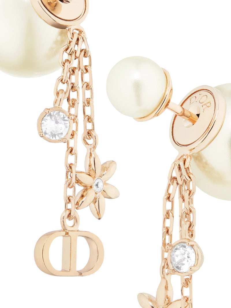 DIOR TRIBALES METAL EARRINGS WITH GOLD-TONE FINISH