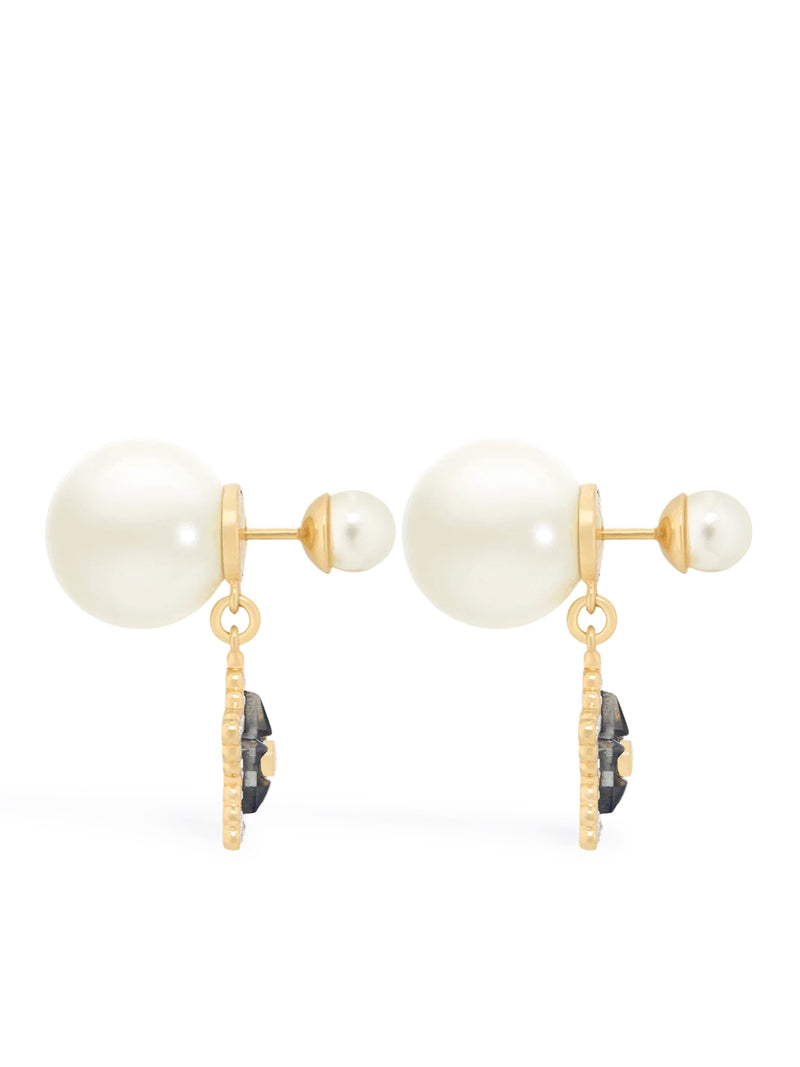 DIOR TRIBALES METAL EARRINGS WITH GOLD-TONE FINISH