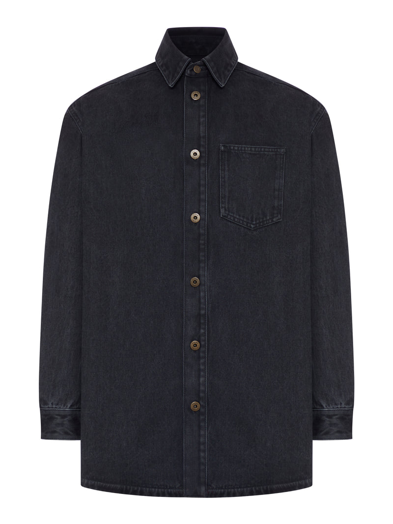 DENIM ANAGRAM OVERSHIRT