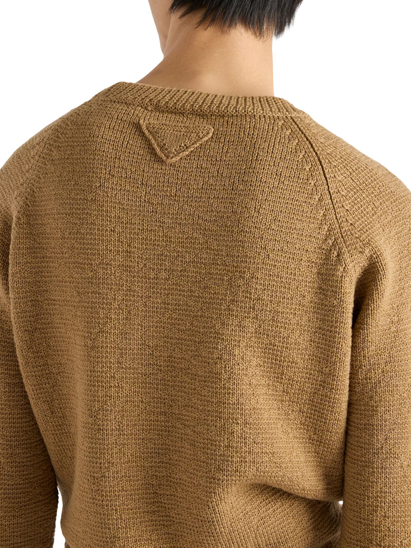 CREW NECK SWEATER IN VIRGIN WOOL