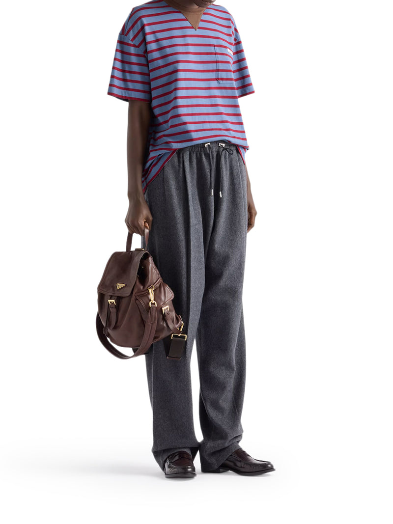 OVERSIZED T-SHIRT IN STRIPED JERSEY