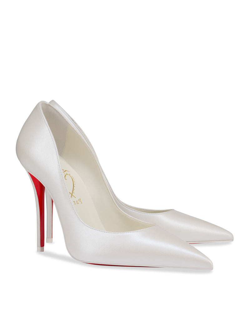 MISS Z 100MM PUMPS IN PEARLESCENT LEATHER
