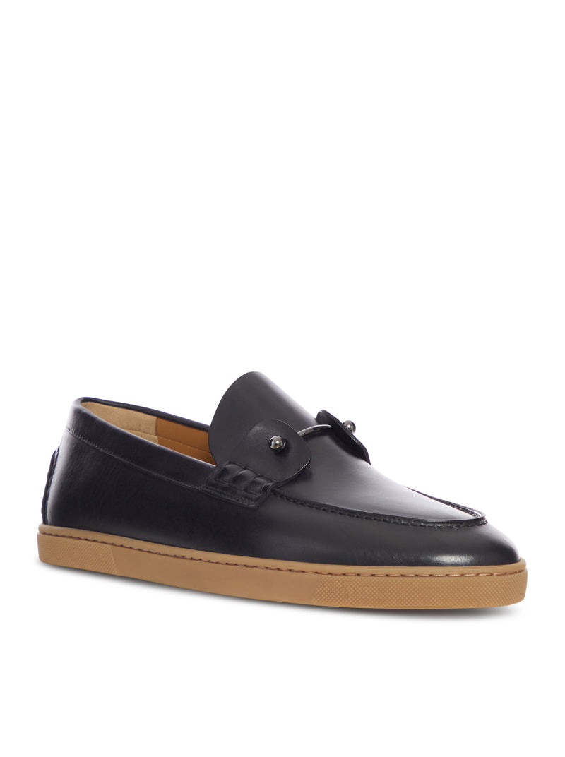 CHAMBELIBOAT LOAFERS IN PATINATED CALFSKIN