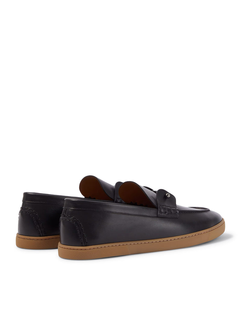 CHAMBELIBOAT LOAFERS IN PATINATED CALFSKIN
