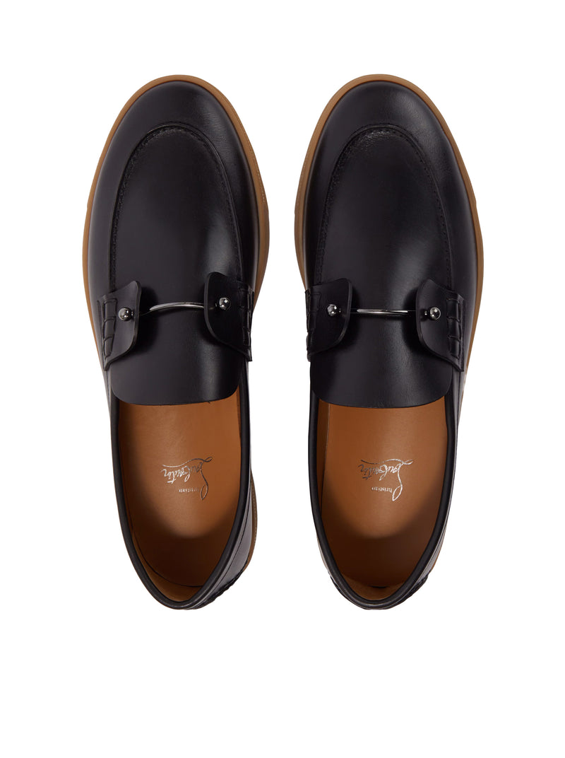 CHAMBELIBOAT LOAFERS IN PATINATED CALFSKIN