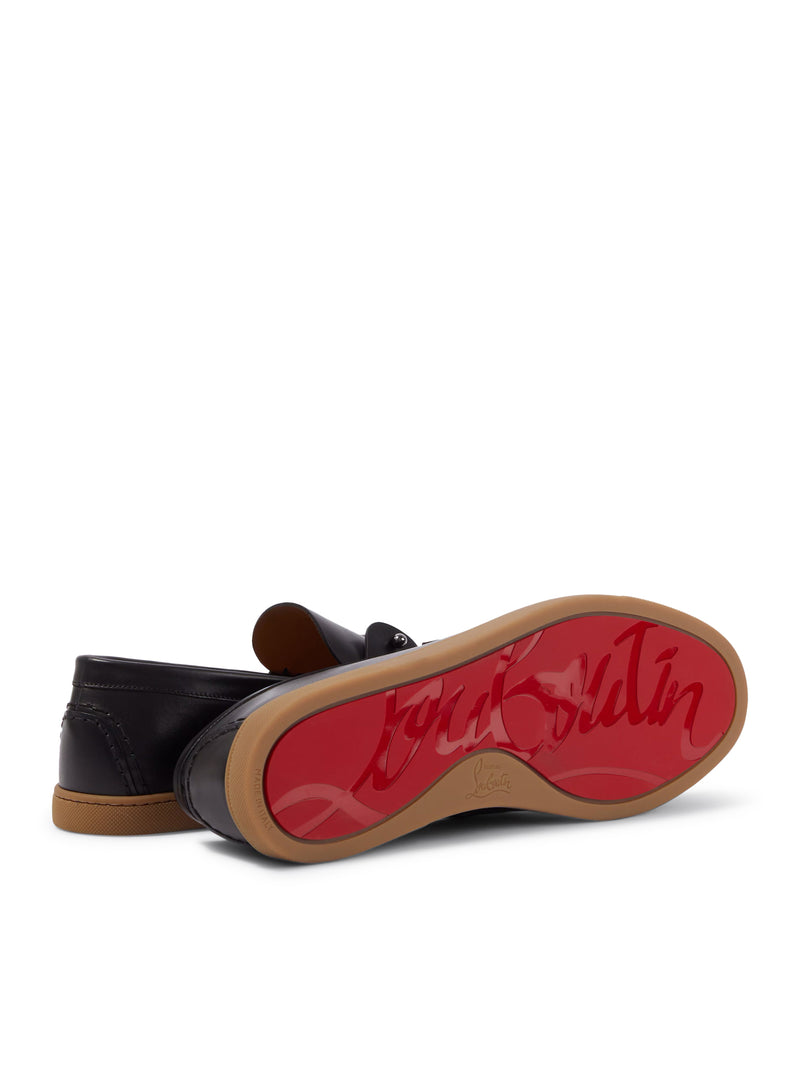 CHAMBELIBOAT LOAFERS IN PATINATED CALFSKIN