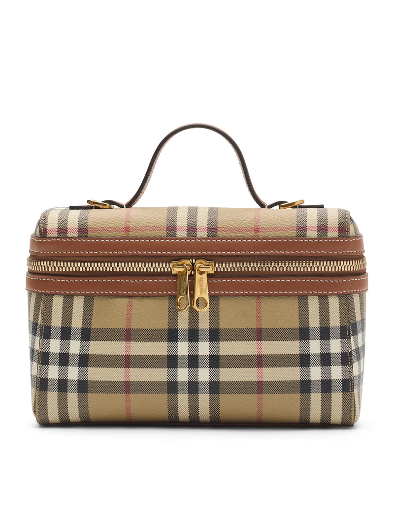 CHECK VANITY BAG