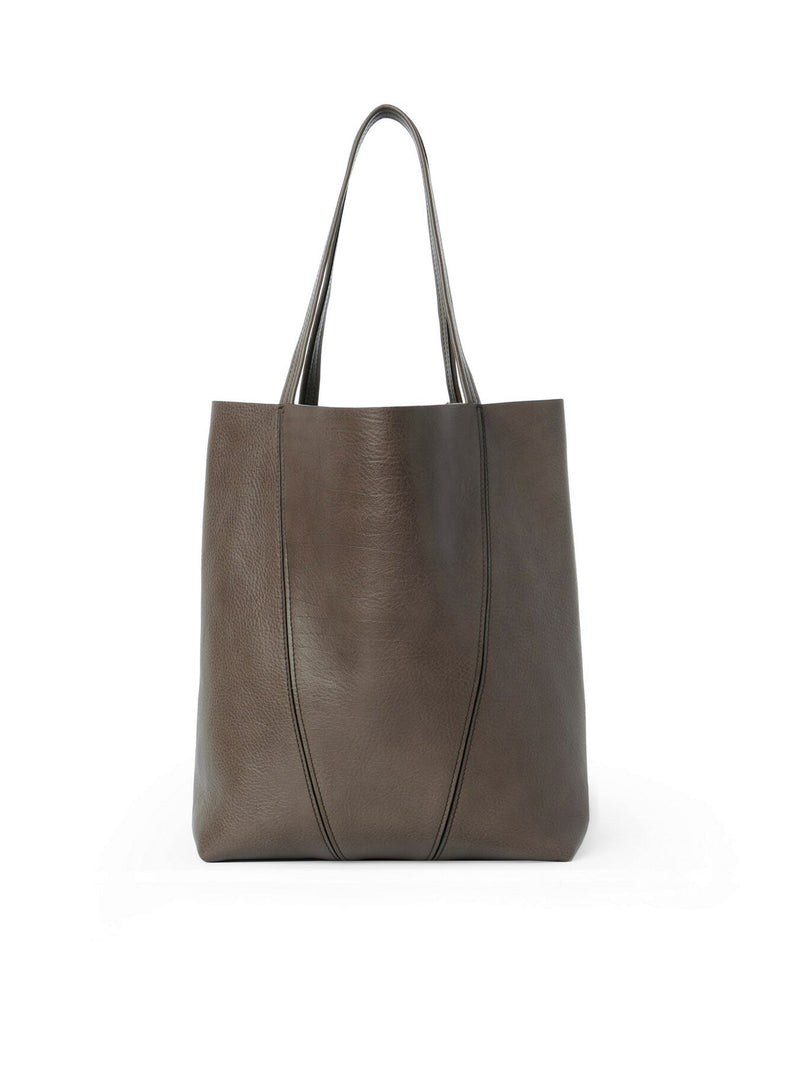 CHLOÉ SPIN TOTE BAG IN GRANATE LEATHER