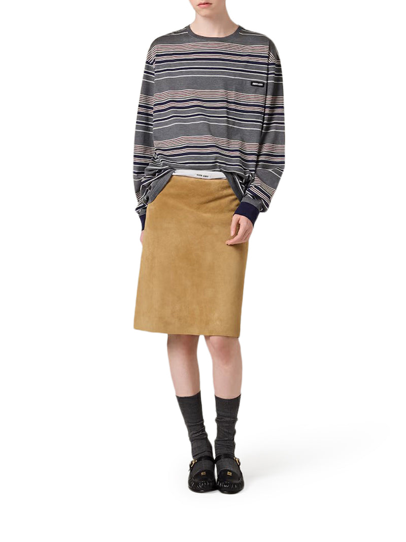 STRIPED JERSEY T-SHIRT