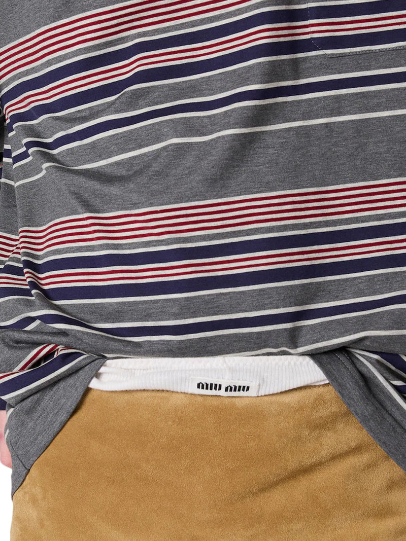 STRIPED JERSEY T-SHIRT