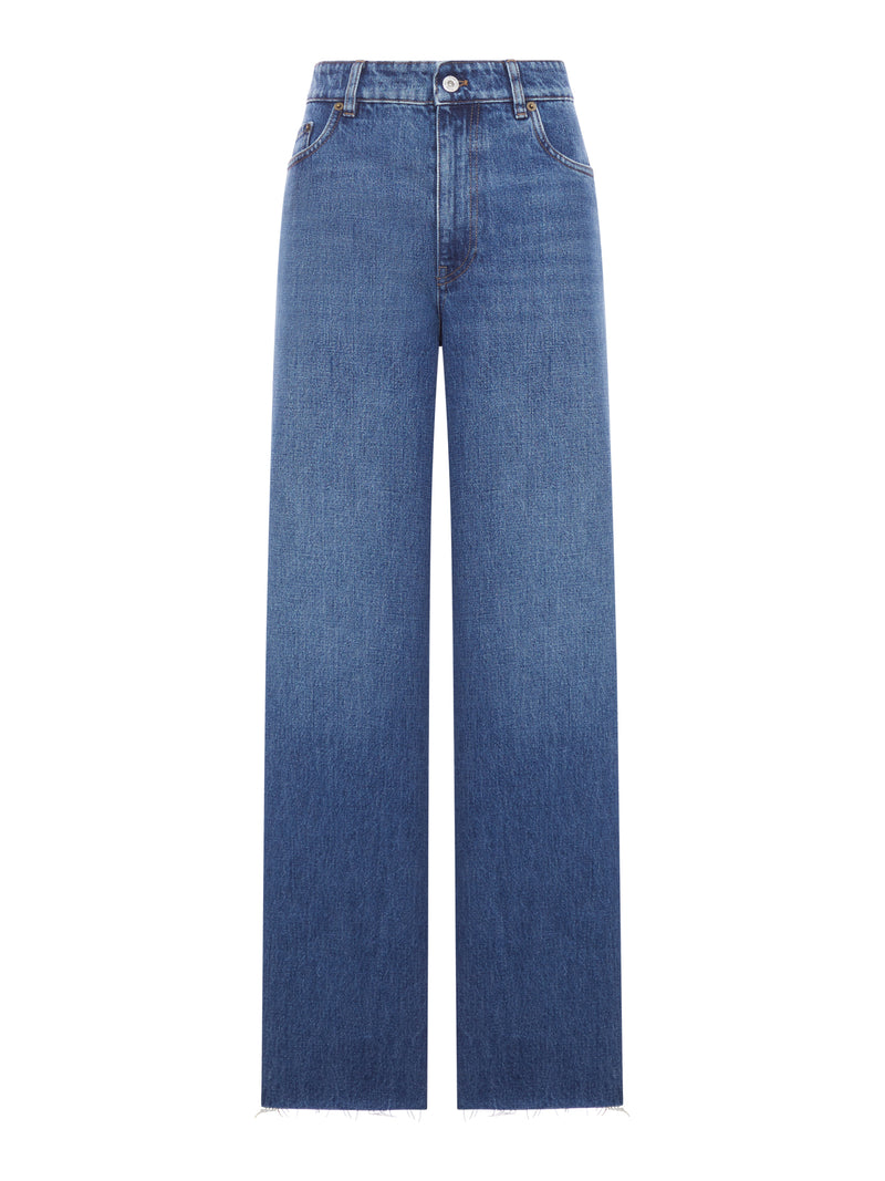 FIVE-POCKET DENIM TROUSERS