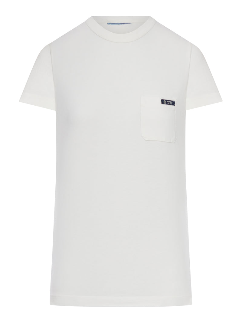 CREW NECK T-SHIRT IN COTTON JERSEY