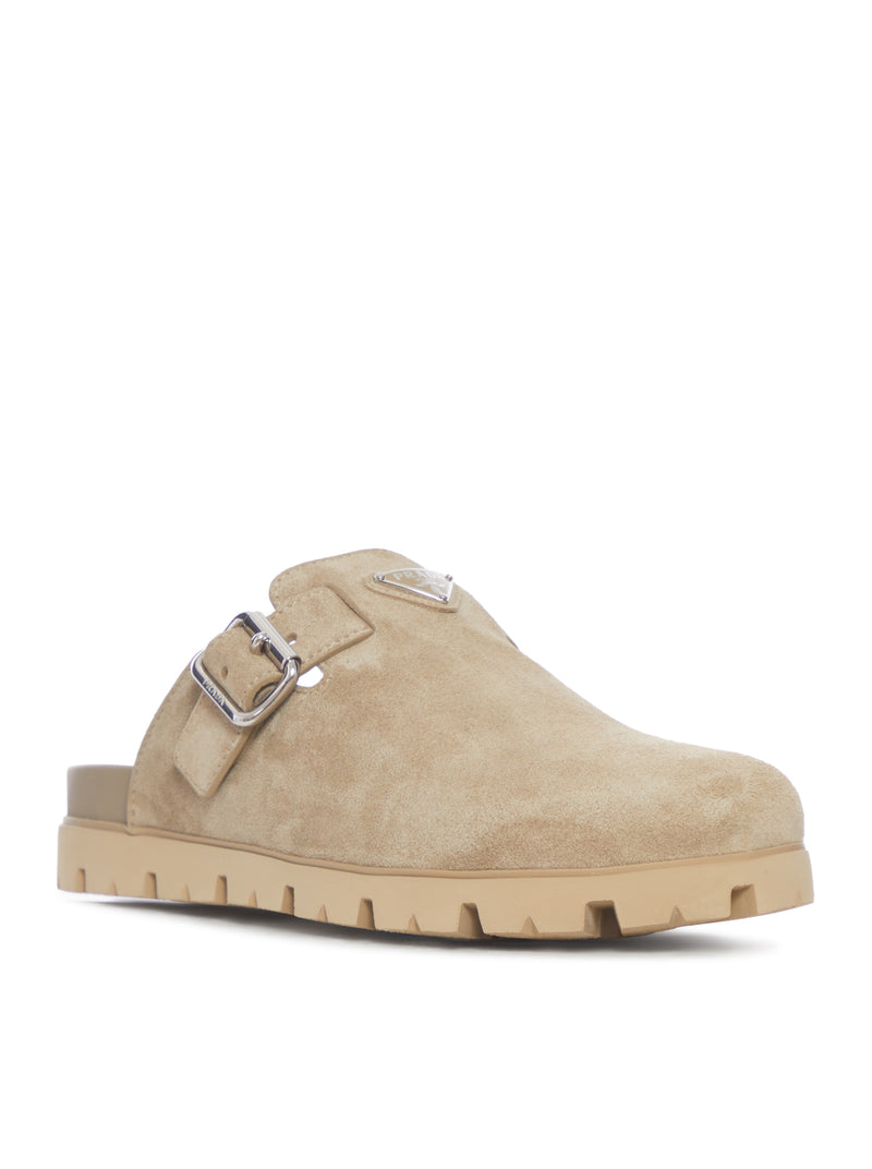 SUEDE MULES