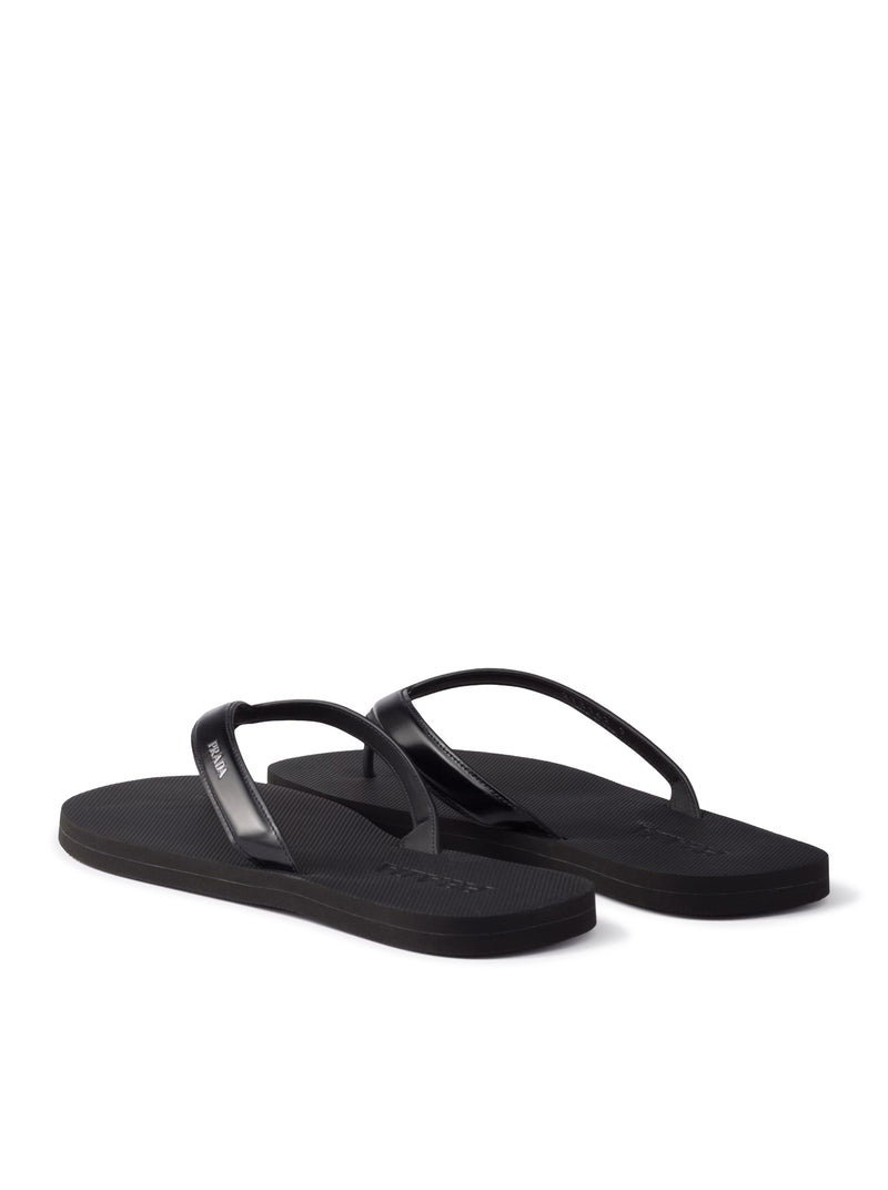 BRUSHED LEATHER IFRA FADIDI SANDALS