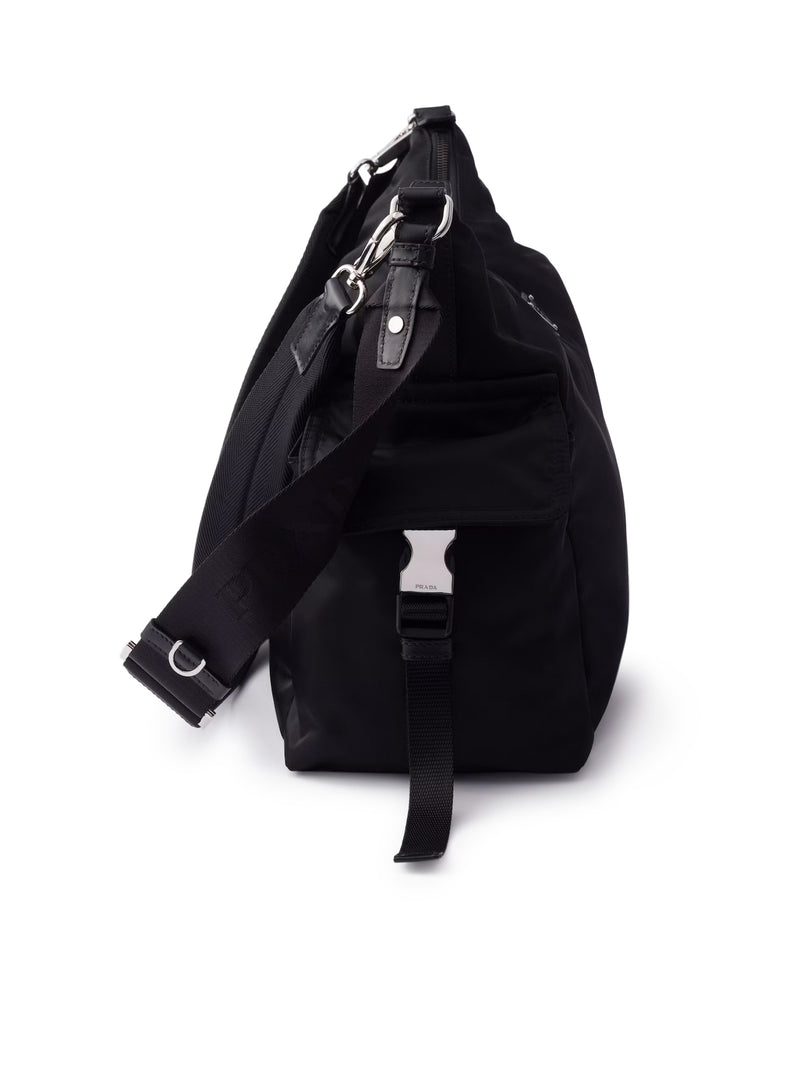 EXPLORE BAG IN RE-NYLON AND LEATHER