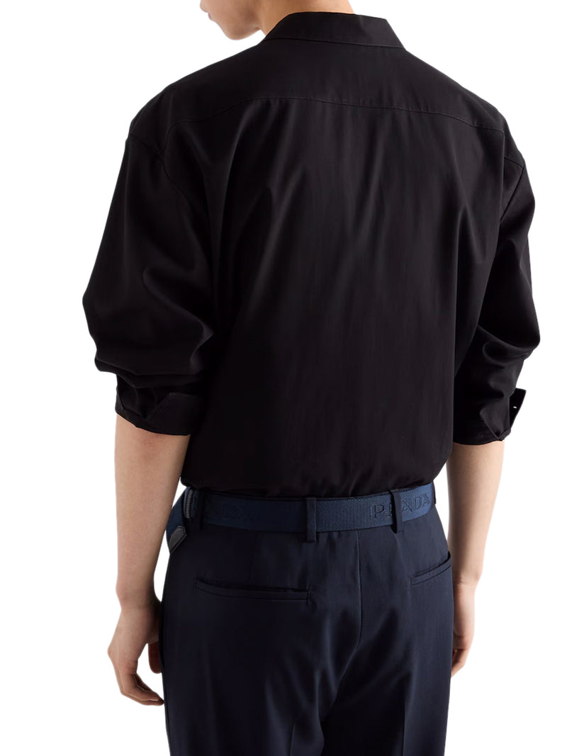 COTTON OVERSHIRT WITH ZIP