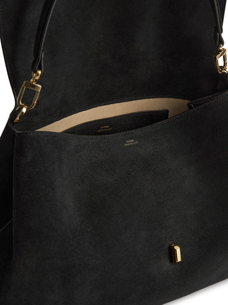 T-LOCK SUEDE BAG