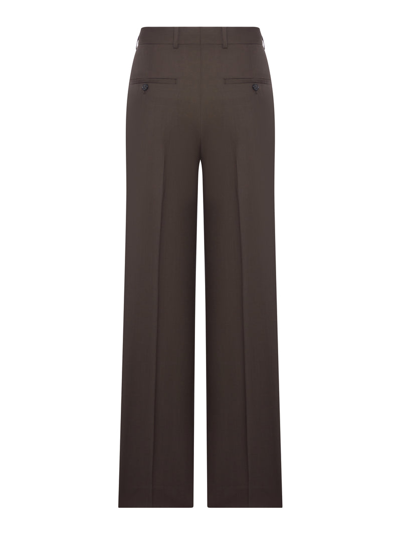 TAILORED WOOL BLEND TROUSERS