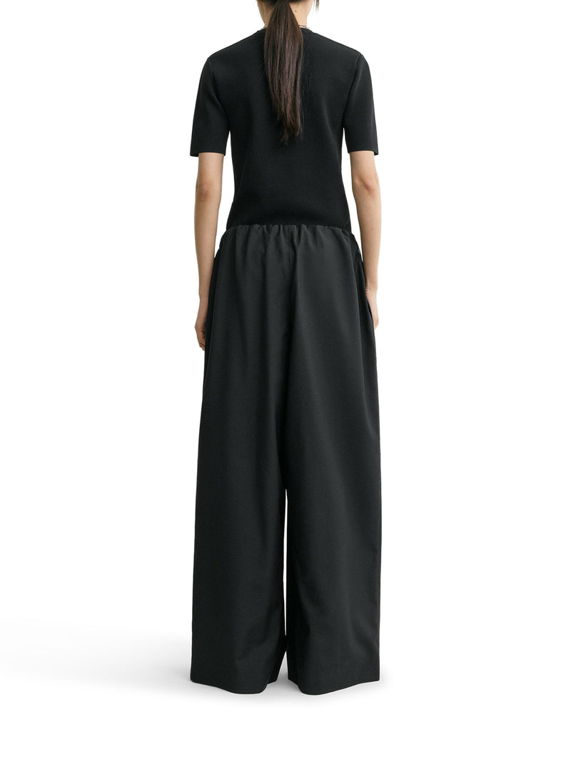 WOOL TROUSERS WITH DRAWSTRING