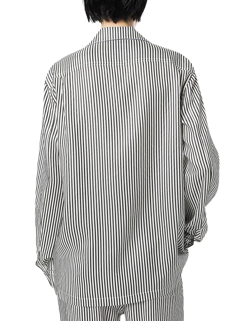 STRIPED SILK SHIRT