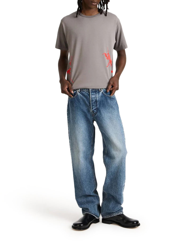 STRAIGHT LEG DENIM JEANS