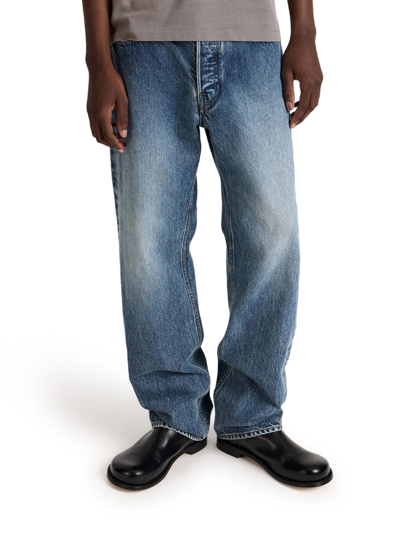 STRAIGHT LEG DENIM JEANS