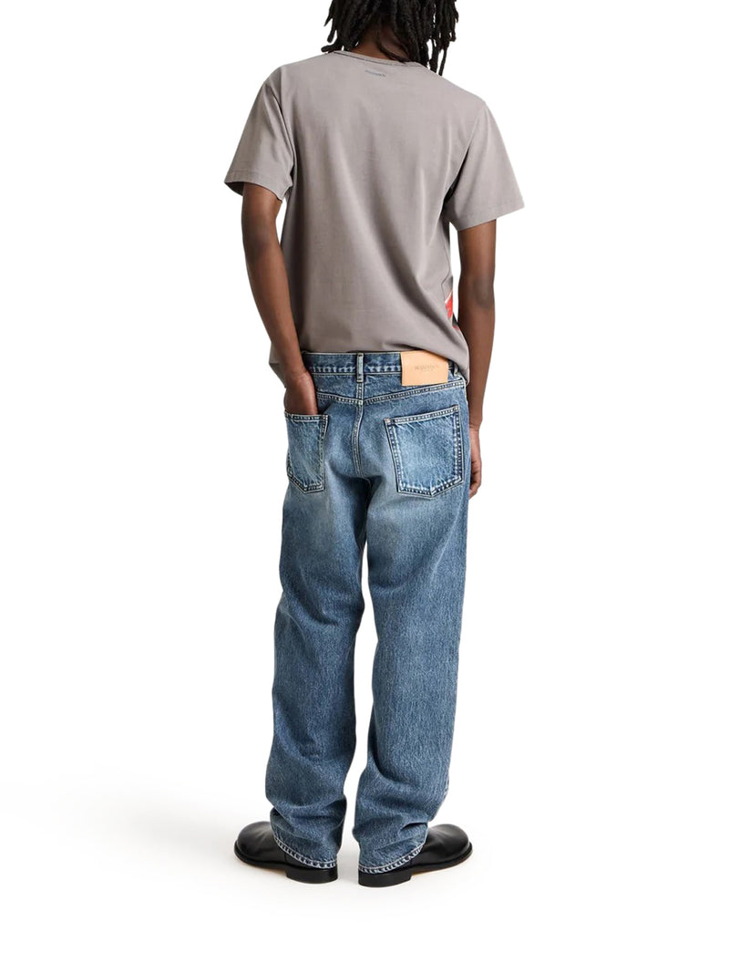 STRAIGHT LEG DENIM JEANS