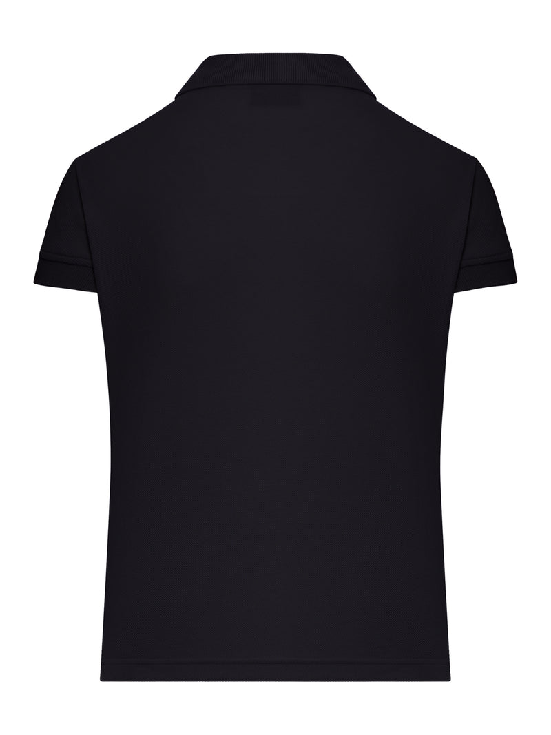 COTTON PIQUE POLO SHIRT WITH SPORT ICON LOGO