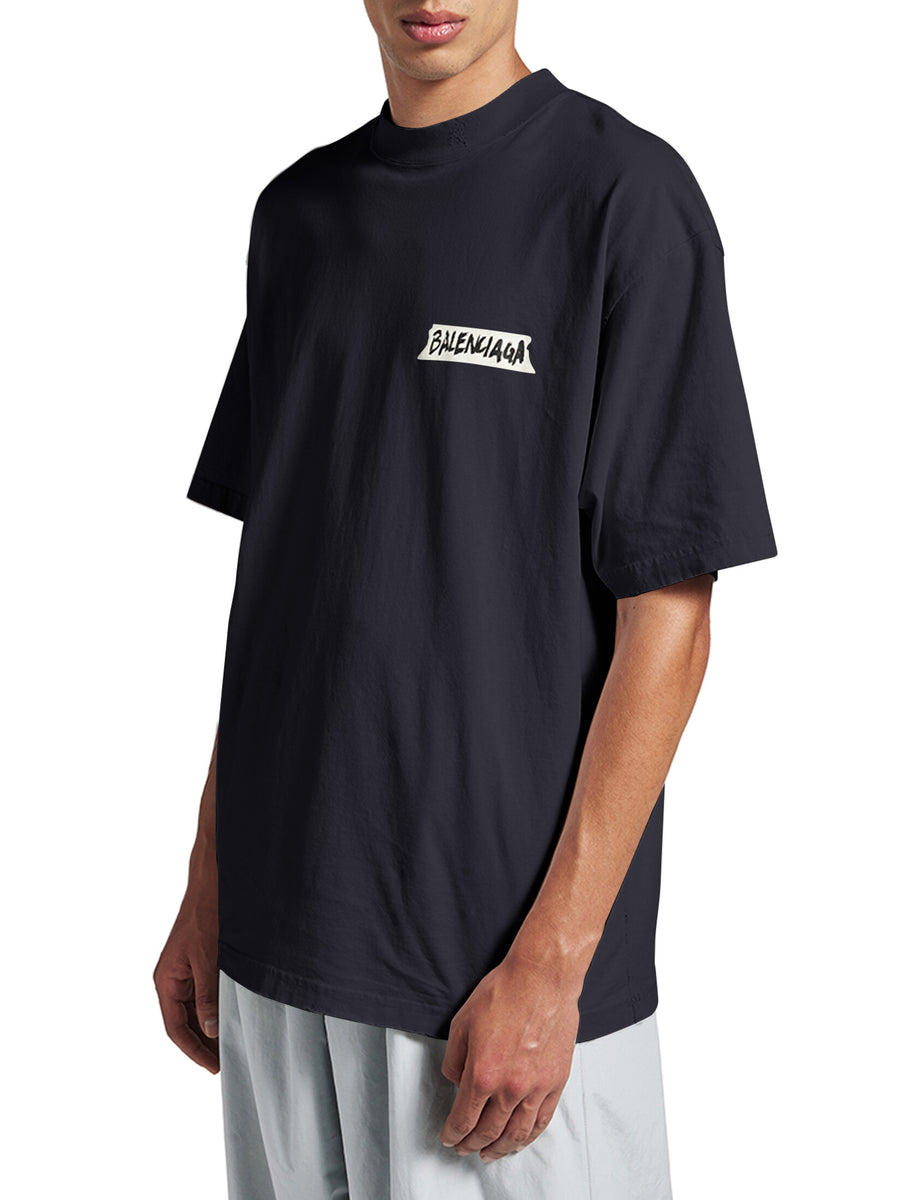 MEN`S MEDIUM FIT MASKING TAPE T-SHIRT – Suit Negozi Row