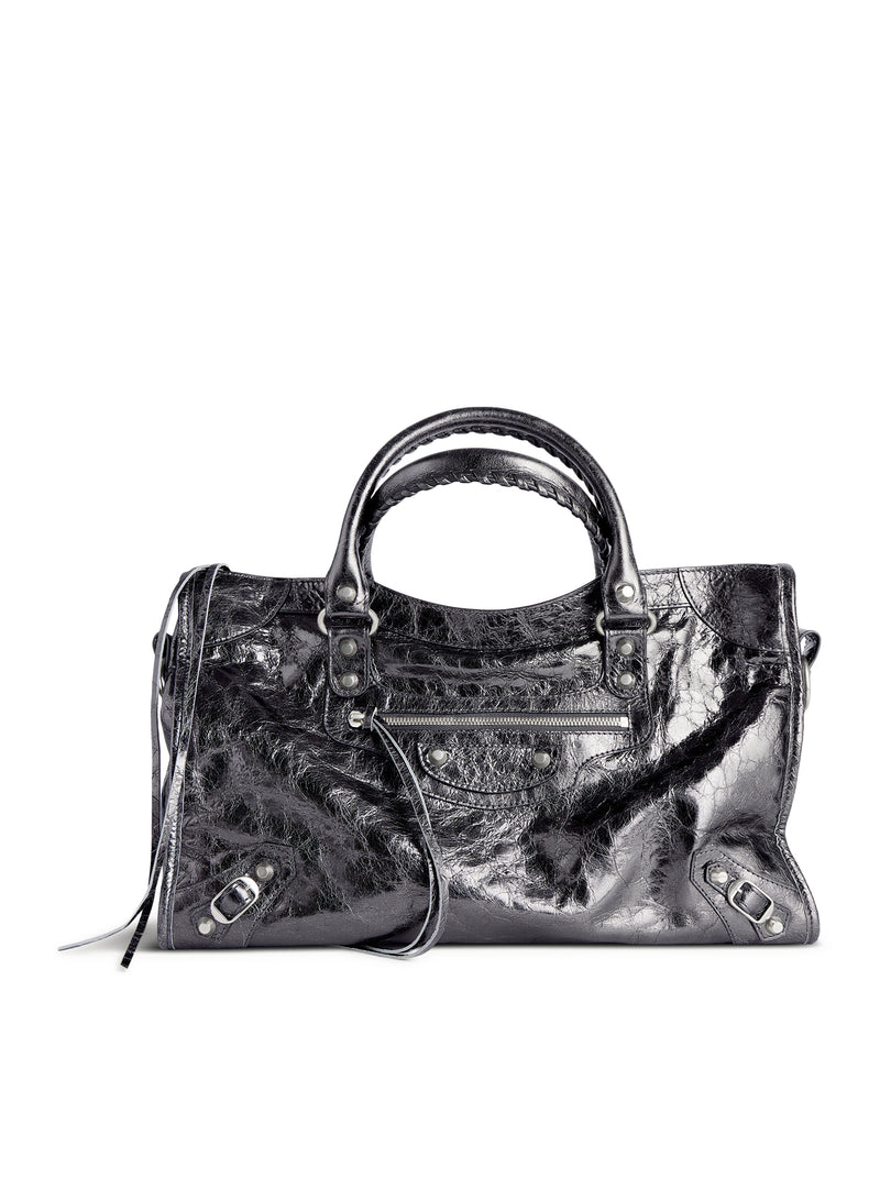 LE CITY MEDIUM BAG IN STEEL GREY