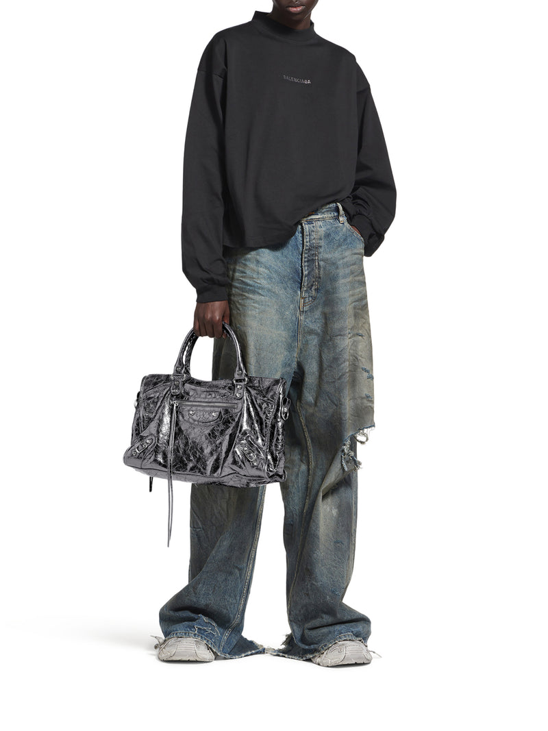 LE CITY MEDIUM BAG IN STEEL GREY