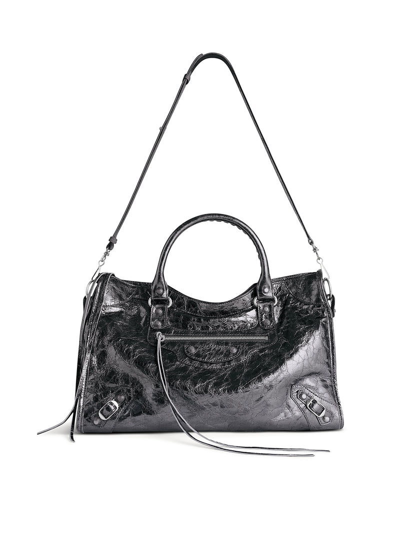 LE CITY MEDIUM BAG IN STEEL GREY