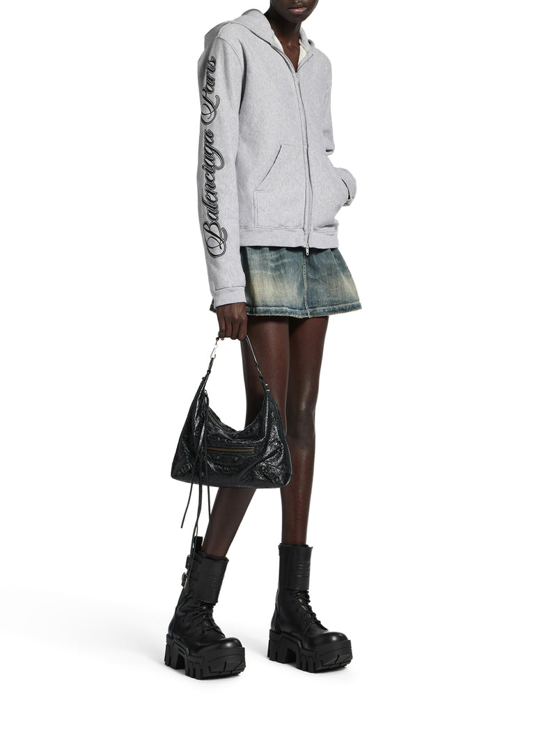 LE CITY SMALL ARENA LAMBSKIN HOBO BAG