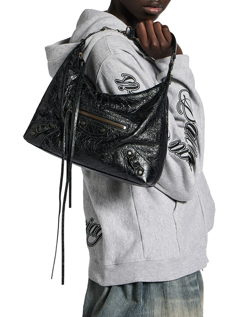 LE CITY SMALL ARENA LAMBSKIN HOBO BAG
