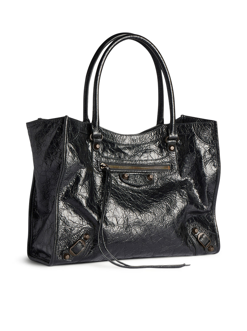 LE CITY SMALL TOTE BAG IN BLACK
