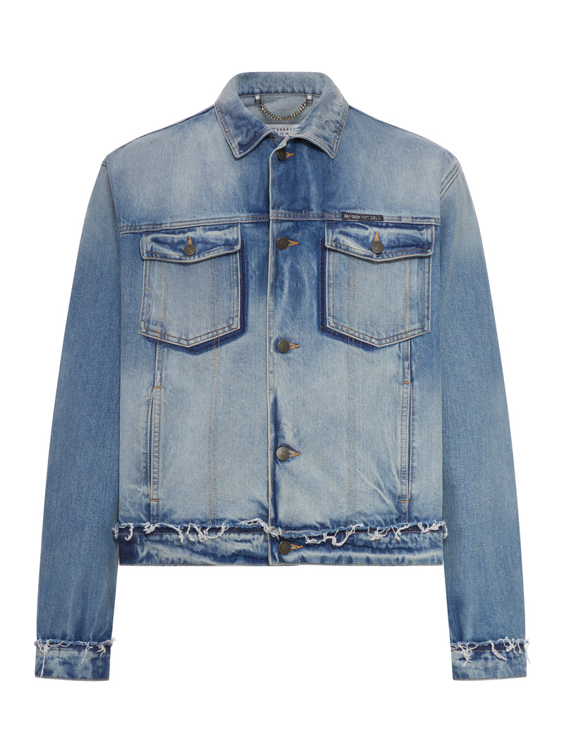 COTTON DENIM CABAN